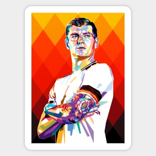 Toni Kroos Portrait fan art Sticker